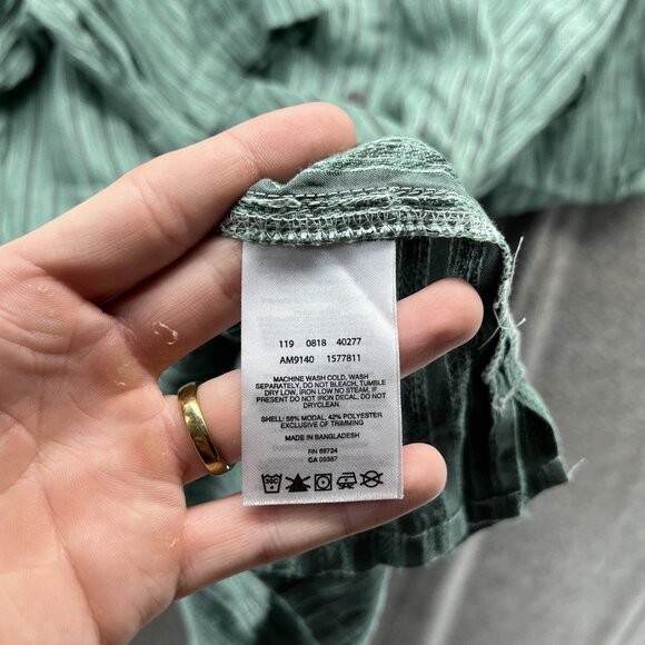 Columbia Shirt Mens XL Green Regular Fit Short Sleeve Button Front Casual Top - Picture 7 of 10